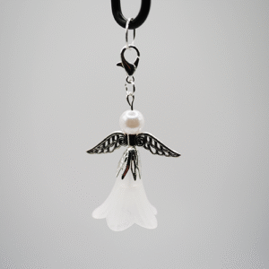 Engel mit weissem Blumenrock gross