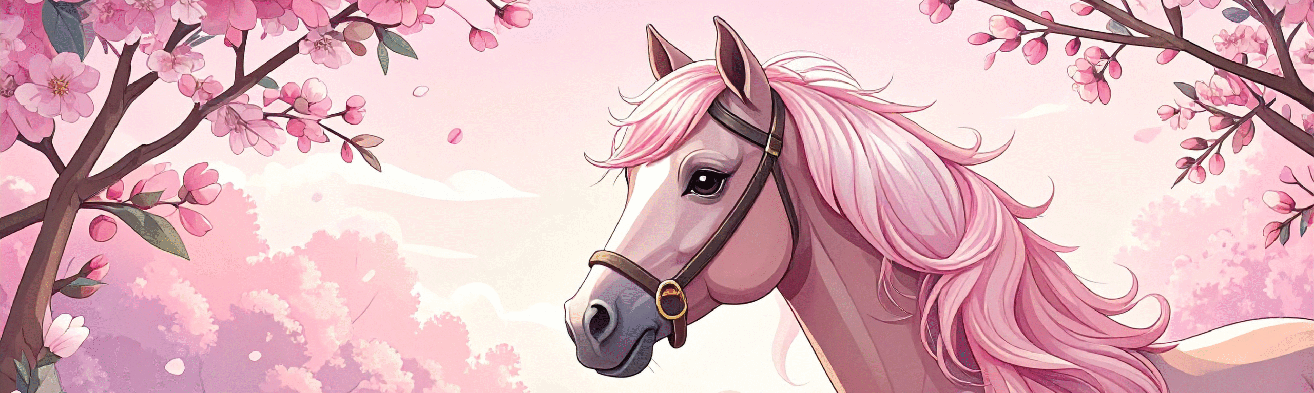 Hintergrundbild mit Pferd