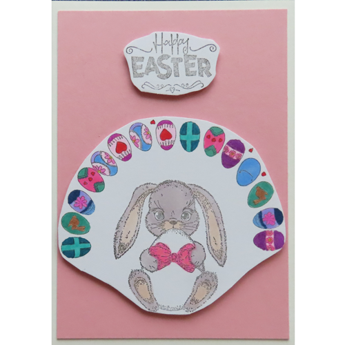 Osterhase mit Eierbogen_pink