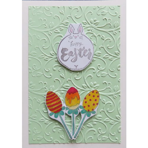 Osterhase mit Ostereier-Löffel_grün