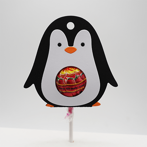 Pinguin mit Lollipop