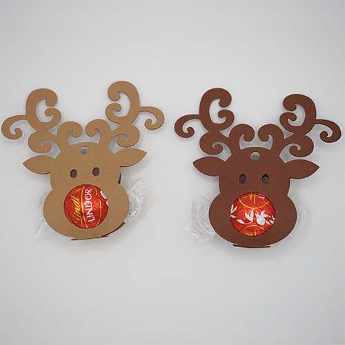 Rentier mit Lindtkugel set