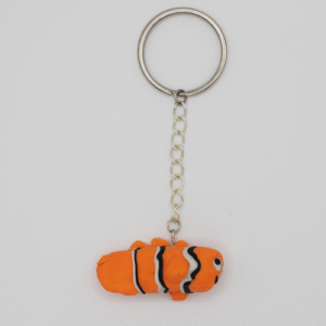 Schlüsselanhänger Fimo Clownfisch