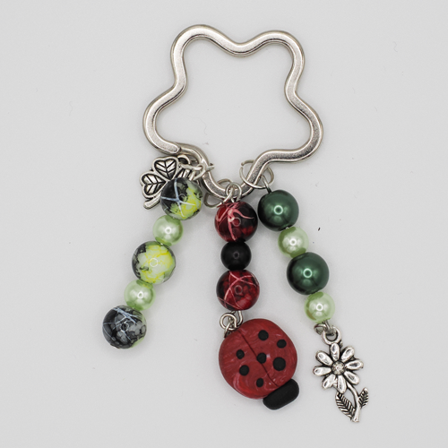 Schlüsselanhänger Fimo Marienkäfer