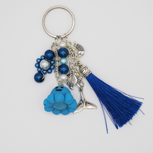 Schlüsselanhänger Fimo Oktopus