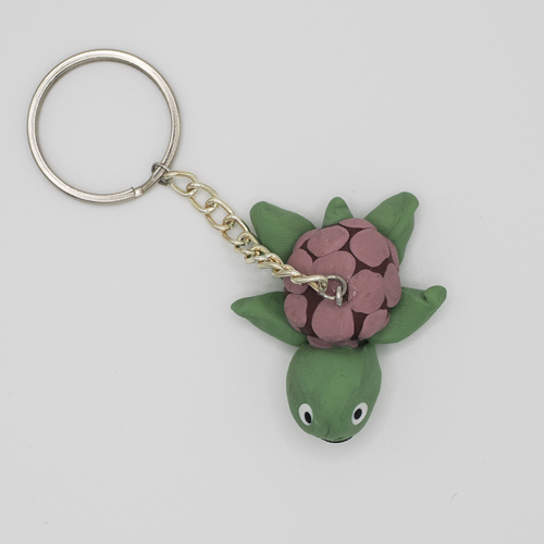 Schlüsselanhänger Fimo Schildkröte
