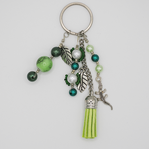 Schlüsselanhänger Geko klein