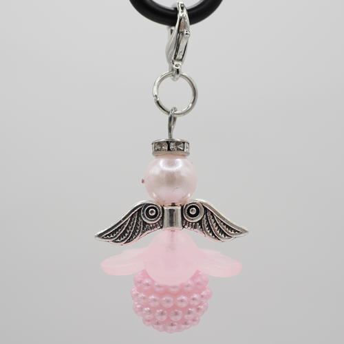 Schutzengel mit Blumenrock pink