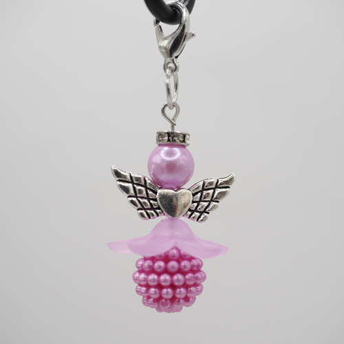 Schutzengel mit Blumenrock violett