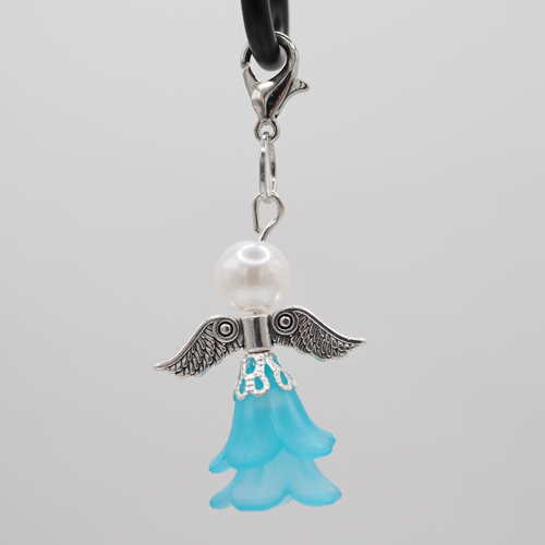 Schutzengel mit Doppelrock blau