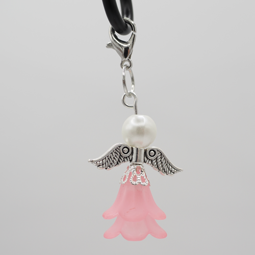 Schutzengel mit Doppelrock pink