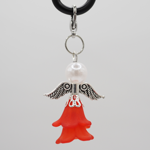 Schutzengel mit Doppelrock rot