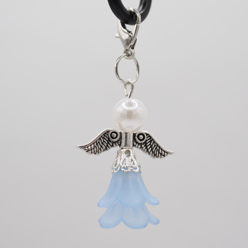 Schutzengel mit Doppelrock soft blau