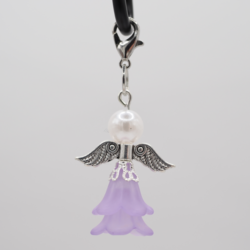 Schutzengel mit Doppelrock violett