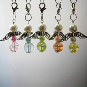 Schutzengel mit Glasperle set