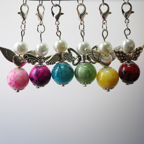 Schutzengel mit Marmorperlen set Schutzengel mit Marmorperlen set