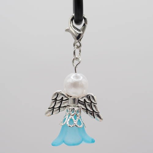 Schutzengel mit Rock rund blau