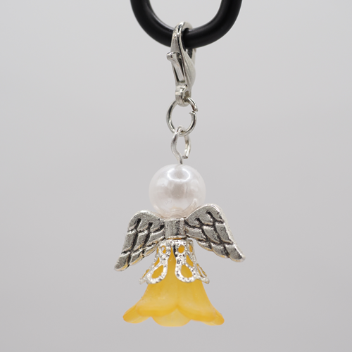 Schutzengel mit Rock rund orange