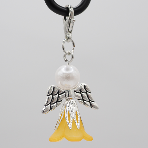 Schutzengel mit Rock spitz orange