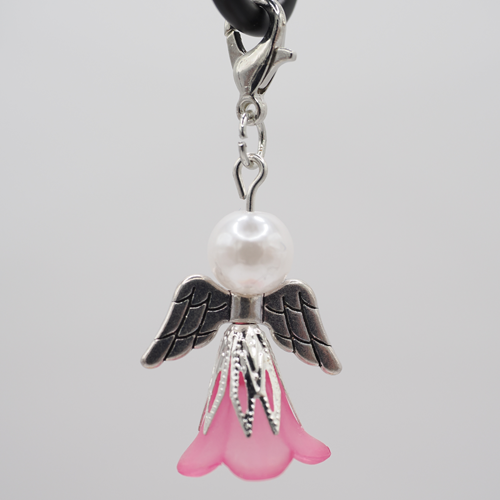 Schutzengel mit Rock spitz pink