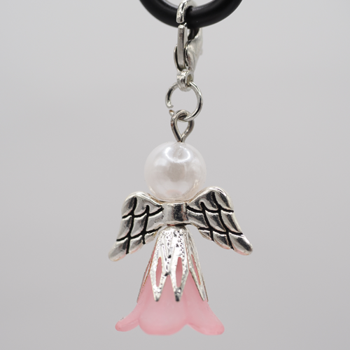 Schutzengel mit Rock spitz rosa