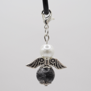 Schutzengel mit Rutilquarzperle