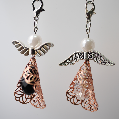 Schutzengel mit rosa Kleid set Schutzengel mit rosa Kleid set