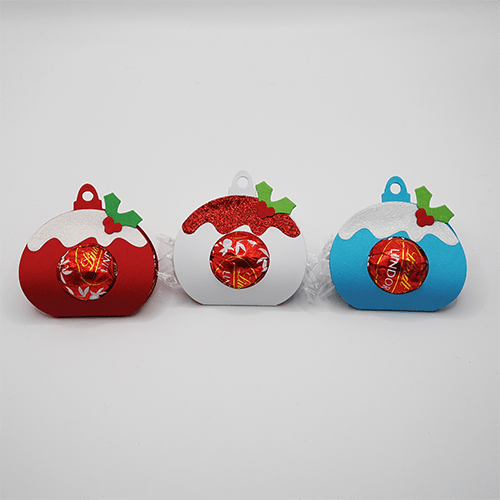 Christbaumkugel mit Lindtkugel Set