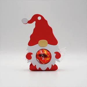 Weihnachtsmann mit Lindtkugel