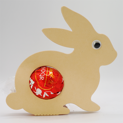lindt osterhase gross seitlich beige