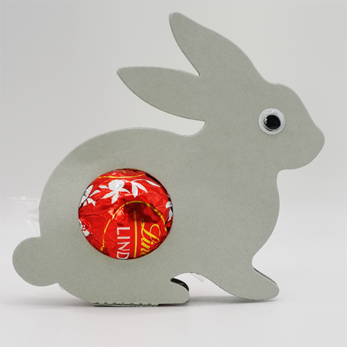 lindt osterhase gross seitlich grau