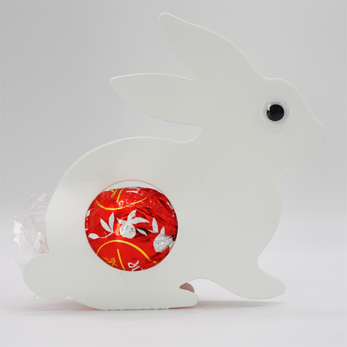 lindt osterhase gross seitlich weiss