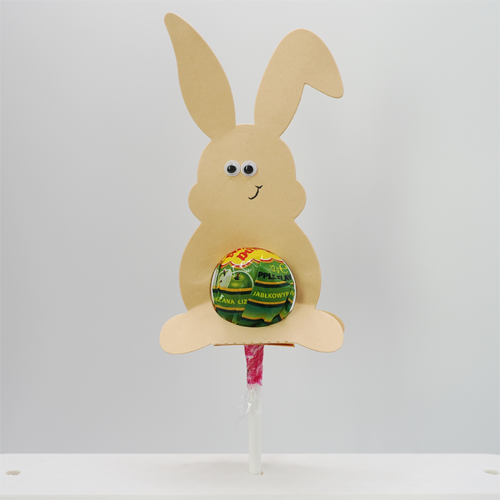 osterhase mit knick beige